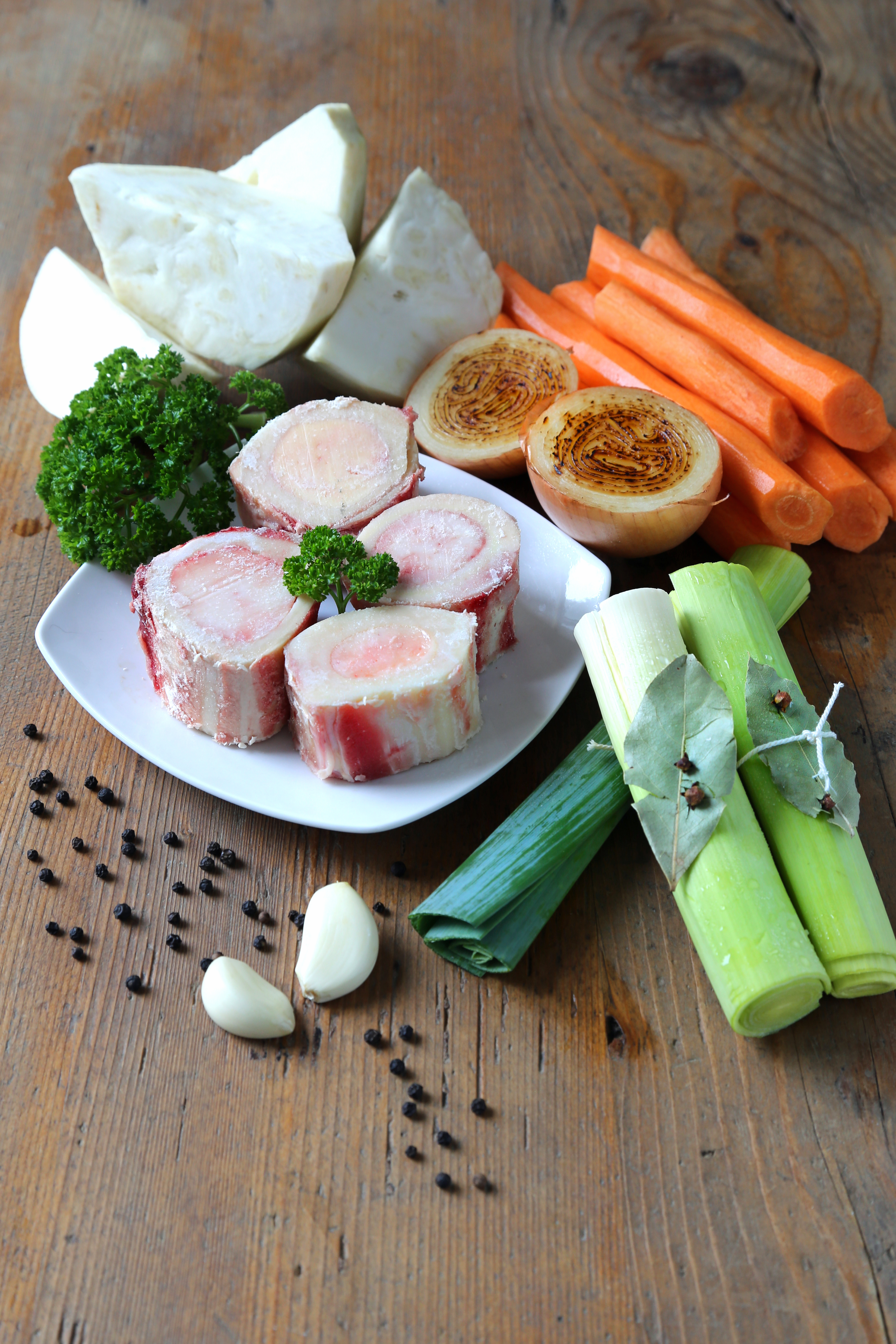 Bouillon de légumes et os à moelle - delimoon.com - un plat réconfort - comfort food