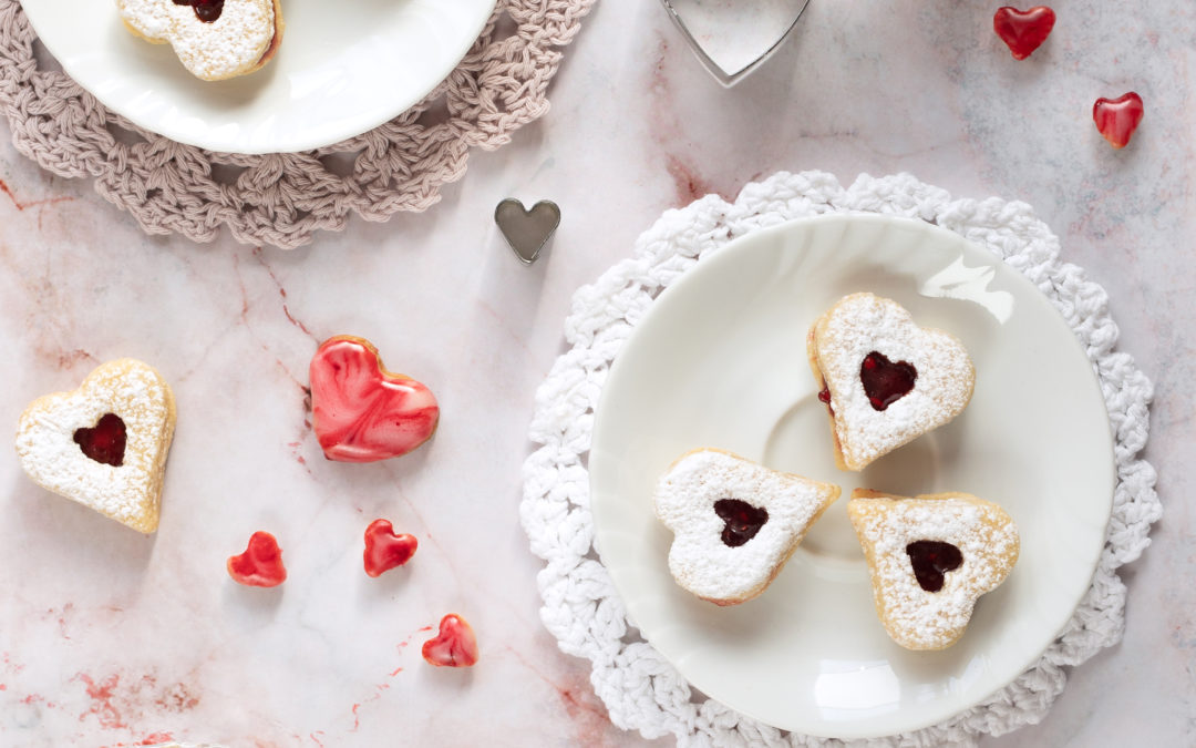 Saint Valentin: biscuits coeur