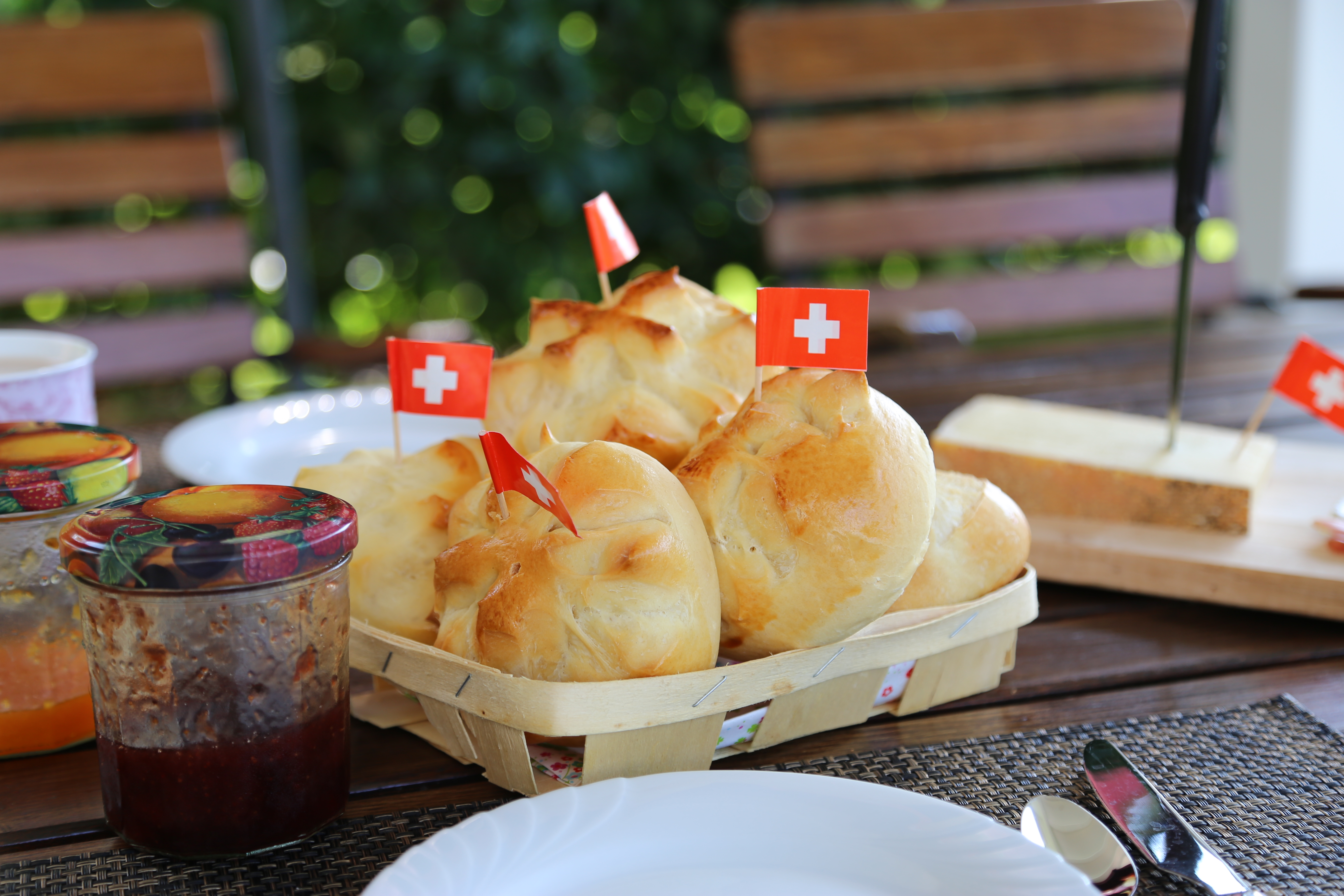 Petits pains du 1er août, jour de la Fête nationale suisse