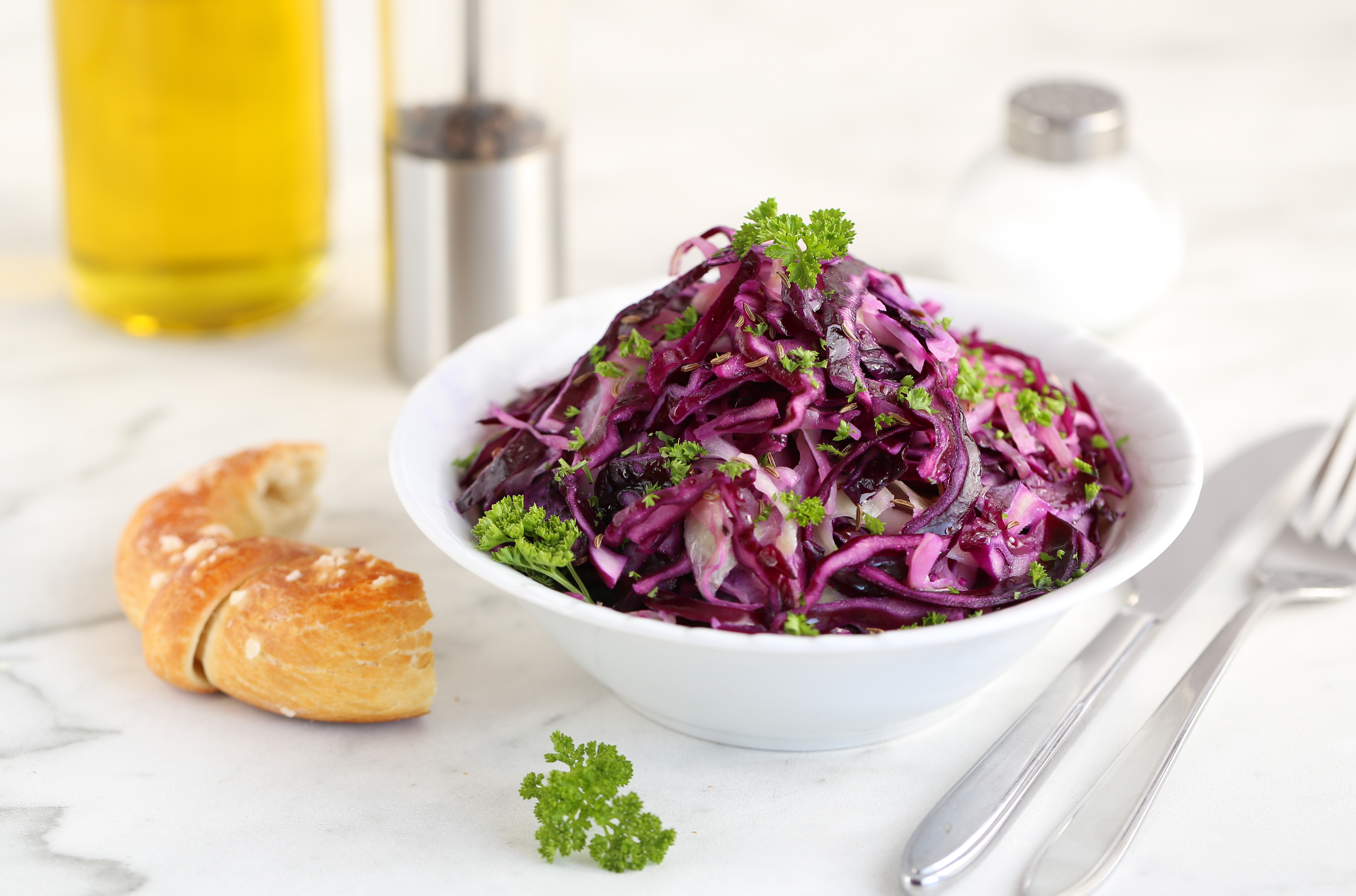 Salade tiède aux deux choux - delimoon.com