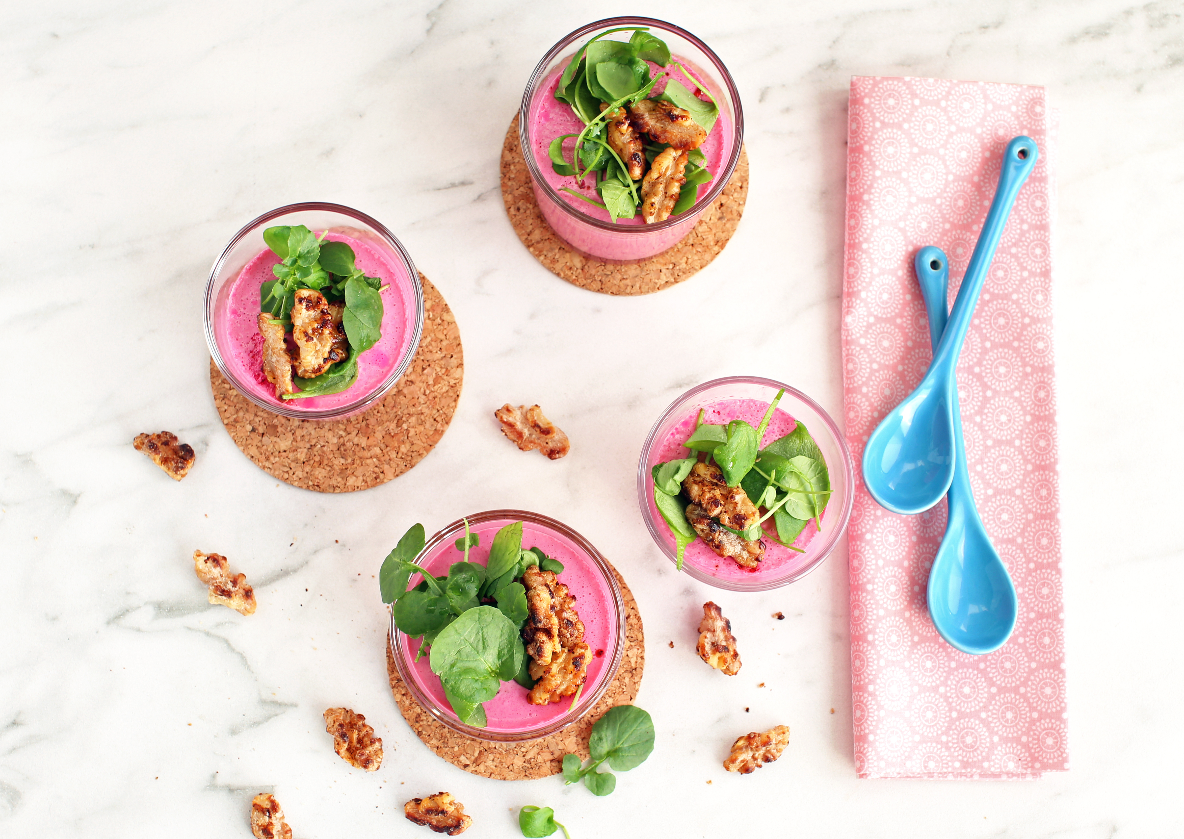 Panna cotta à la betterave - delimoon.com - une recette originale qui épatera vos invités à l'heure de l'apéritif