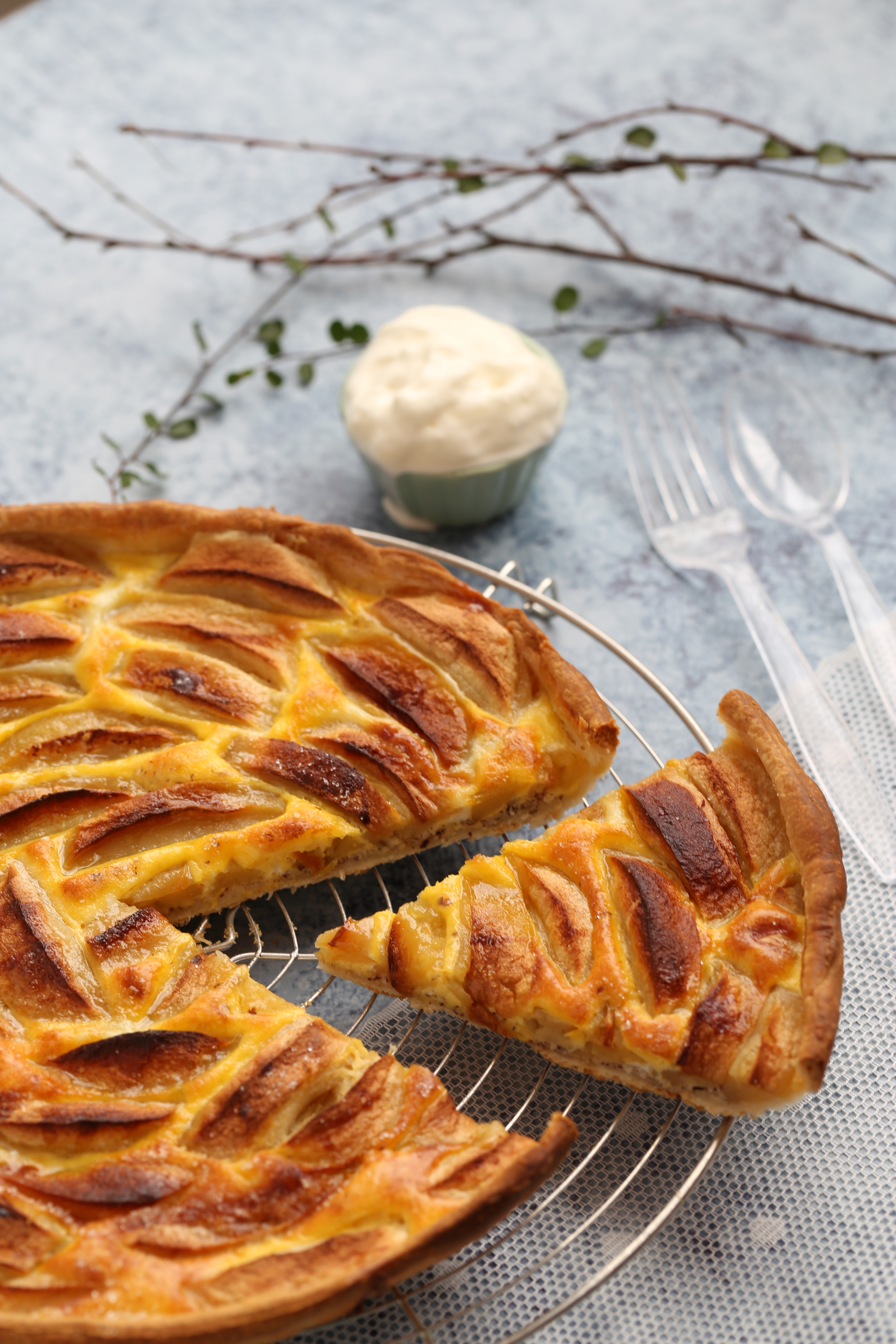 Gâteau (tarte) aux pommes suisse -delimoon.com