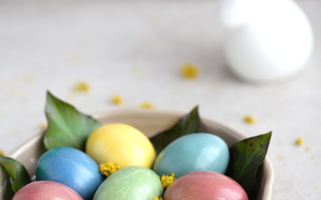 Oeufs de Pâques: des colorants naturels